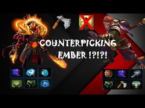 Last pick Monkey king to counter Ember ? No problem..