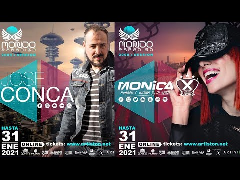 DJ ❌❤️💋 MONICA X & JOSE CONCA 🎥 🎧 2020 @ Mondo Paradiso Fest Remember Bumping Trance Dance DJane Mix