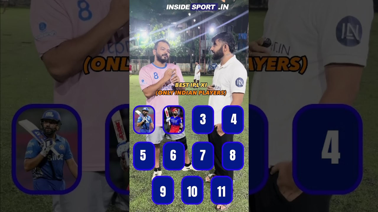 Best IPL XI (Only Indian Players)