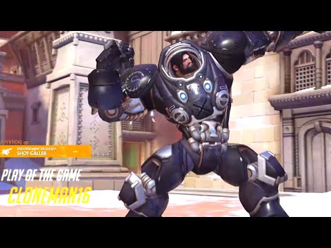 Cloneman16 Best Reinhardt in the world?! POTG! [ Overwatch Season 26 Top 500 ]