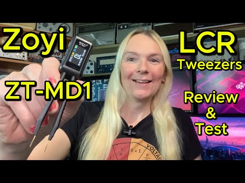Zoyi ZT-MD1 LCR Tweezers Review - A really useful electronics tool for your bench!