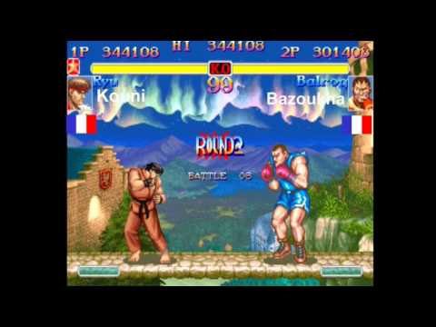 SSF2X Fightcade Casuals Kouni (Ryu) VS Bazoukha (Boxer)