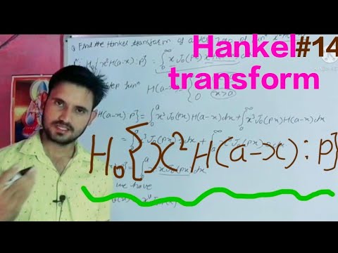 Hankel transform of a function//question of Hankel transform// by sonu Choudhary