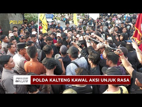 PRESISI UPDATE: POLRI KAWAL UNRAS DI POLDA KALTENG BERJALAN KONDUSIF 31/08/2025 14.30
