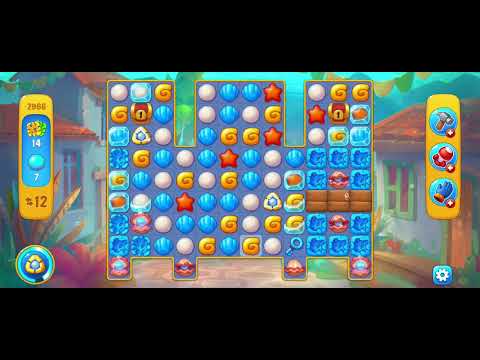 Fishdom gameplay level 2966 success win