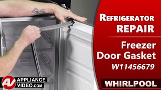Whirlpool Refrigerator: Freezer Door Gasket Has Damage