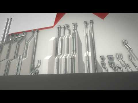 Modular Roof Gutter Pipe Construction Kit - Perspective 4