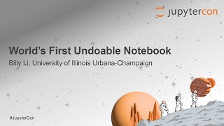 World's First Undoable Notebook - Billy Li, University of Illinois Urbana-Champaign