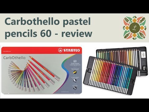 Carbothello pastel pencils - 60 set - full review