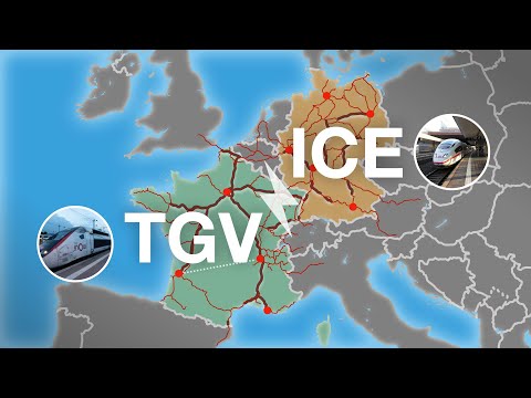 High-speed rail in Europe: France's TGV & Germany's ICE