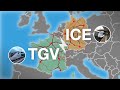 High Speed Rail In Europe France S TGV Germany S ICE