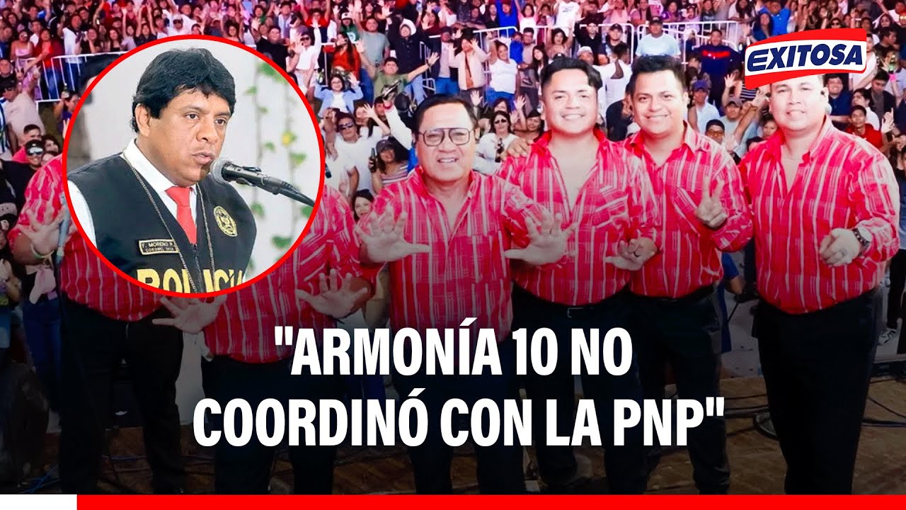 🔴🔵 Armonía 10 no coordinó plan de seguridad con PNP, señala jefe de Región Policial La Libertad