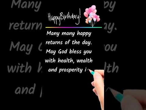 Heart touching birthday wishes message #shorts #happybirthday #birthdaywishes