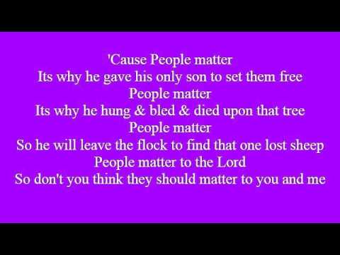 People Matter ~ Rick Stump ~ Mission To Find Me Album~ Lyrics