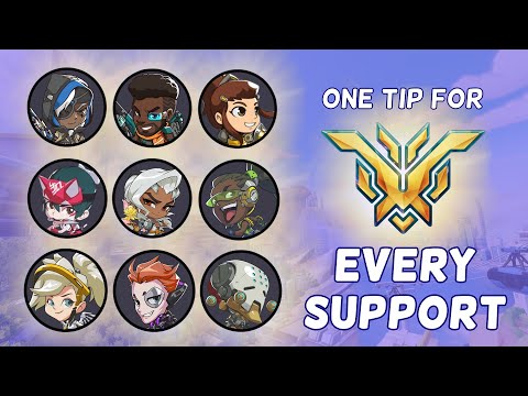 1 Tip for EVERY SUPPORT HERO from a GRANDMASTER SUPPORT! | Overwatch 2 Support Guide!