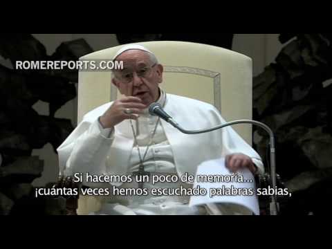 Francisco: “Escuchemos los consejos sabios de las abuelas”