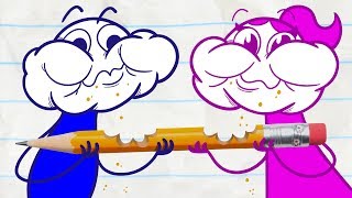Pencilmiss Steals Pencilmate&#39;s Food! -in- LORD OF THE FRIES - Pencilmation Cartoons for Kids