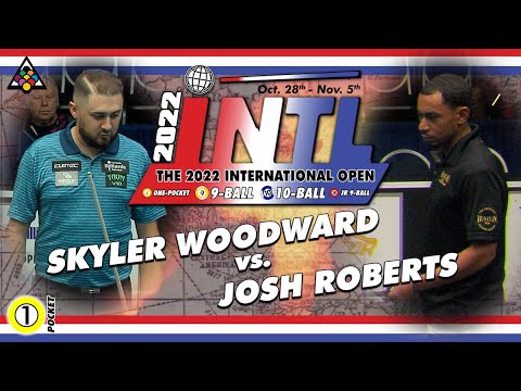 One Pocket : SKYLER WOODWARD vs JOSH ROBERTS - 2022 International 9-Ball Open One Pocket Division