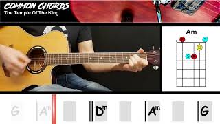 The Temple Of The King - Rainbow | EASY GUITAR LESSON | Scrolling Chords & Lyrics