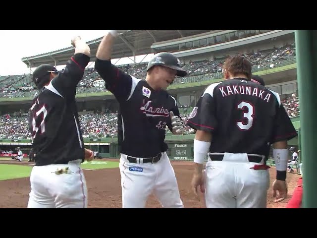 【4回表】今日も衝撃のマリーンズ・ドミンゲス弾で同点!! 2018/5/26 Bs-M