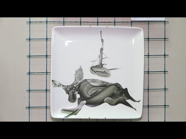 «Зимний Байкал в коллекции фарфоровых блюд»