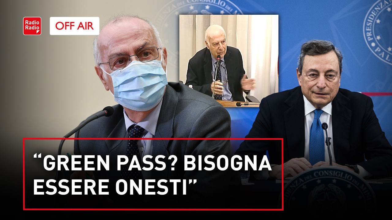 REZZA AMMETTE IN COMM.COVID ▷ "LOCKDOWN? NON SERVIVANO PER I CONTAGI. SUL GREEN PASS CI VUOLE ONESTÀ