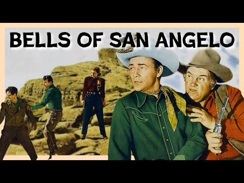 Bells of San Angelo 🐎 | Colorized | Free Western Movie | Roy Rogers (1947)