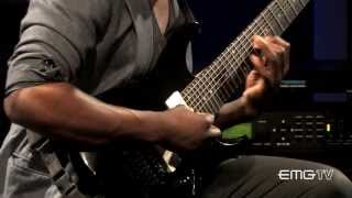 Tosin Abasi of Animals As Leaders performs, 