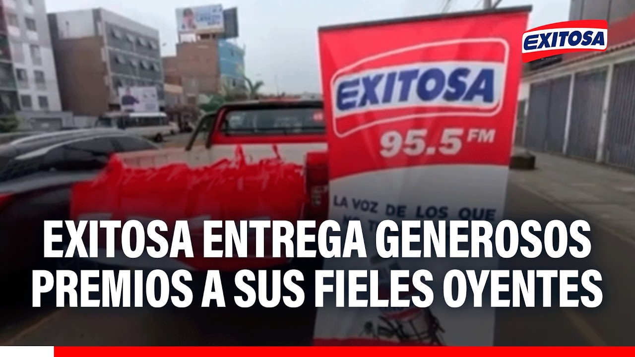 🔴🔵 Exitosa entrega generosos premios a sus fieles oyentes