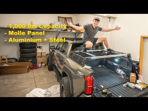 The Best Bed Rack For the 2024 Tacoma Is Here! - Cali Raised Overland Bed Rack Install