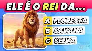 36 PERGUNTAS sobre o REINO ANIMAL | Quiz Animal 🐾