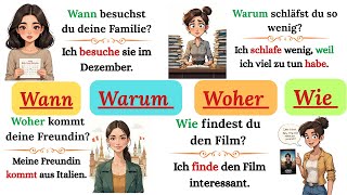 💬 Learn German Easily: W-Questions Explained Simply!