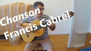 Francis Cabrel - Pas trop de peine (cover)