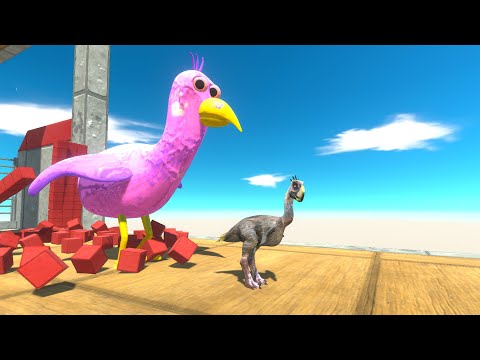 RUN AWAY FROM OPILA BIRD ATTACK - Animal Revolt Battle Simulator