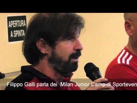 Filippo Galli explains the Milan Junior Camp of Cortina d'Ampezzo