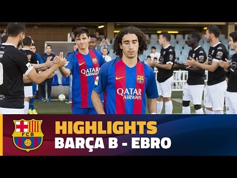 [HIGHLIGHTS] FUTBOL (2AB):  FC Barcelona B – Ebro (3-0)