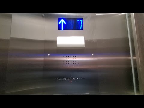Annoying Buzz!! MADernized Otis Traction Elevators at an apartment building - Burnaby BC