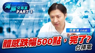 拉權值，出中小! 體感跌幅500點，完了嗎? #2330台積電 #2317鴻海 (圖)