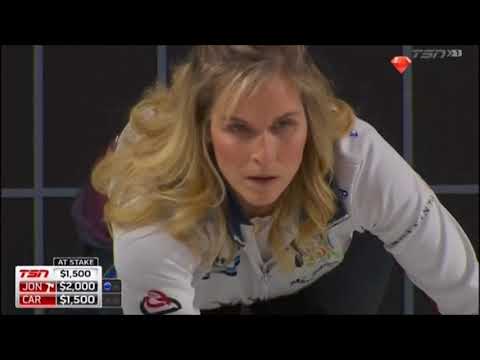 In-off by Jennifer Jones (2017 Pinty's Skins Game)