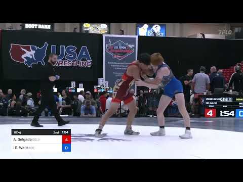 62 Kg Semis - Anthony Delgado, Gold Rush Wrestling Vs Gavin Wells, Mat Demon Wrestling Club 3666