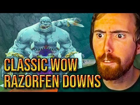 Asmongold FIRST Razorfen Downs Dungeon Clear - Classic WoW