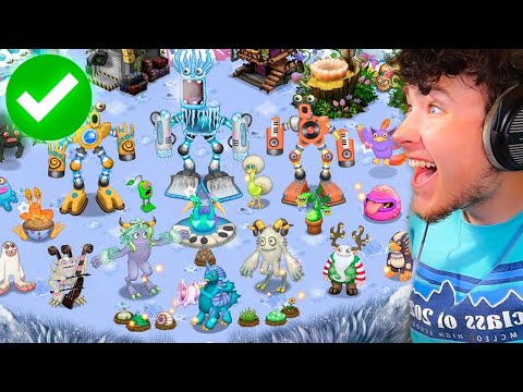 FULL COLD ISLAND PLAYTHROUGH! ( MY SINGING MONSTERS )