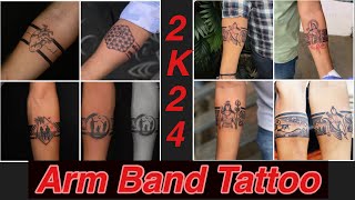Trending Arm Band Tattoo in 2024 | arm band | band tattoo | arm tattoo #tattoo #armband
