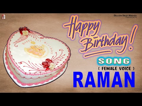Raman Happy Birthday - Birthday Video Song | Birthday Songs With Names #billionbestwishes
