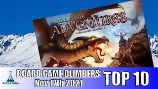 Top 10 Board Game Climbers for Week Ending in November 17th 2021