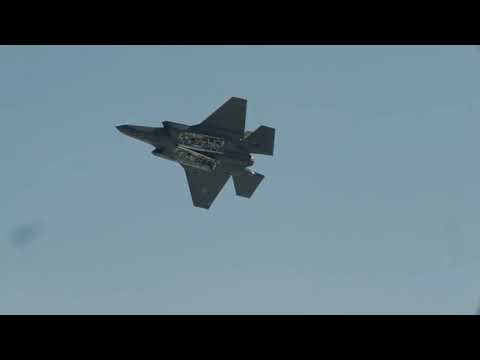 description of the USAF F-35A Lightning II demonstration