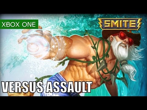 SMITE Xbox One Gameplay Versus Assault as He Bo - Surfs up in a single lane