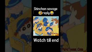 Shinchan ka Savage Reply 😂 shinchan funny video