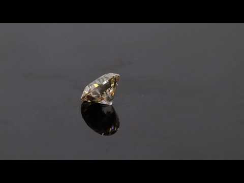 0.54 ct Round Very Good Cut Fancy SI1 M Color CVD Lab Grown Diamond