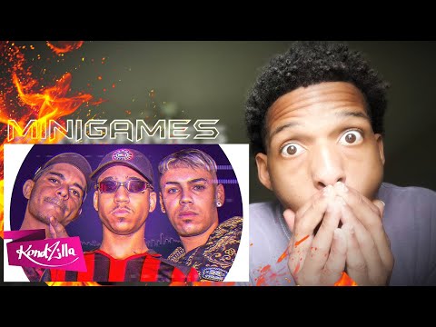 KYAN AINT PLAYING GAMES 😱 | Mu540, Kyan e Bruno Prado - Mini Game 🎮 (KondZilla) GRINGO REACTION!